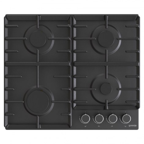 Gorenje | G642AB | Hob | Gas | Number of burners/cooking zones 4 | Rotary knobs | Black